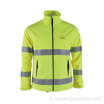 % 100 Polyester Polar Klasik Ceket